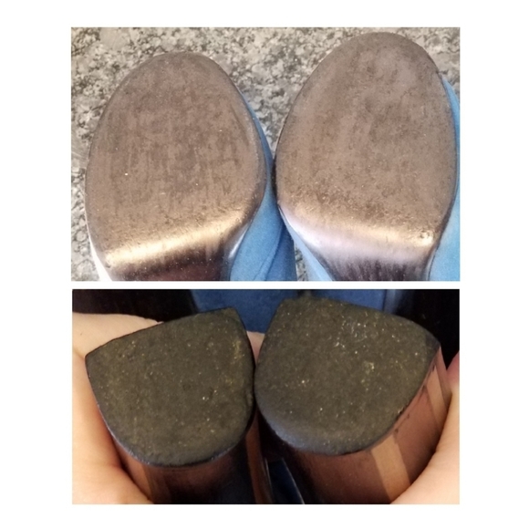 Authentic Jimmy Choo Suede Platform Slingbacks - Picture 7 of 14